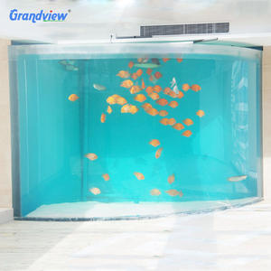 Grandview Factory Supply <span class=keywords><strong>Aquarium</strong></span> en acrylique sur mesure de grande taille, design luxueux Fenêtre de visualisation en acrylique sur mesure pour <span class=keywords><strong>aquarium</strong></span> - Product Image 3