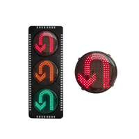 Feux de signalisation LED pour véhicules de 400 mm de qualité supérieure, 12 W, faible consommation, pour les passages à niveaux urbains