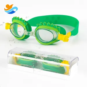 Wholesale Cute Kids Goggles Swimming Anti-fog Cartoon Funny Swim Glasses Eye wear Fashion Silicone Swim Goggles