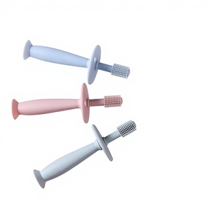 Cepillo de dientes de silicona suave para bebés, herramienta de limpieza de 360 ​​grados para niños, material seguro de calidad alimentaria, modelo AL1324 - Product Image 1