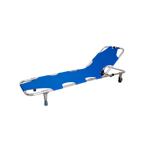 Camilla Plegable de Aleación de Aluminio con Respaldo Ajustable, Tela Oxford, con Ruedas para Traslado de Pacientes - Product Image 2