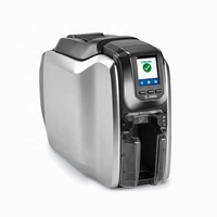 Impresora de tarjetas de visita Zebra ZC300 original, impresora de tarjetas de plástico de doble cara, máquina impresora de tarjetas de PVC DE CRÉDITO NFC