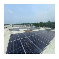Kit de montage de panneaux solaires à fixation murale L léger et haute résistance pour système photovoltaïque sur toit métallique industriel