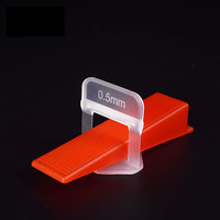 Système moderne de nivellement de carreaux en plastique en forme de T avec cales et entretoises d'outils de coupe pour l'installation de carreaux de céramique