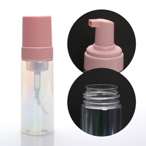 Wholesale Custom Luxury Empty <b>Shampoo</b> Lotion <b>Bottle</b> 100Ml Pink <b>Pump</b> Bubble Facial Cleanser Plastic Cosmetic Package Foam <b>Bottle</b> - Product Image 2