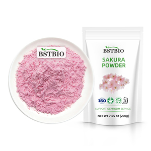 ผงสารสกัดดอกซากุระธรรมชาติ BSTBIO สำหรับเครื่องดื่ม ผงซากุระสีชมพู - Product Image 2