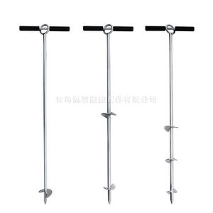 Ancre de sol en spirale en acier inoxydable 316 pour la stabilisation des tentes, des hangars, des bateaux, l'ancrage de plage, piquets de tente et maillets - Product Image 2