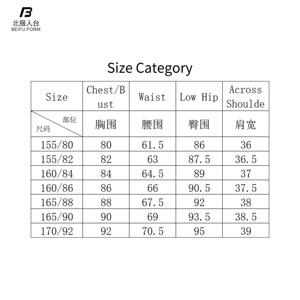 Beifuform mannequin de torse de haute qualité taille CN <span class=keywords><strong>Y84</strong></span> mannequin femme avec modèles de sacs à bandoulière amovibles avec base réglable en hauteur - Product Image 5