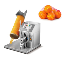 Halfautomatische netzakverpakkingsmachine voor knoflook, ui, aardappel, sinaasappel, groenten en fruit