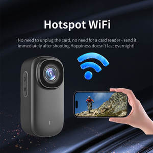 Action <span class=keywords><strong>Cam</strong></span> Sportiva Impermeabile con Visualizzazione su App Mobile, Videocamera Sportiva Leggera WiFi 1080P per Casco da Bici - Product Image 1