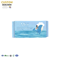 Échantillon GRATUIT – Lingettes humides mini format tendance, écologiques, mise à jour, petit format portable, lingettes humides de voyage