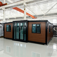 Vente directe usine – Conteneur habitable extensible en acier de 20 et 40 pieds – Hôtel/appartement préfabriqué portable 2, 3 ou 4 chambres
