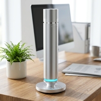 Diffuseur d'huiles essentielles à piles en acier inoxydable 100 ml rechargeable, contrôlé par application, télécommande, hôtel, maison