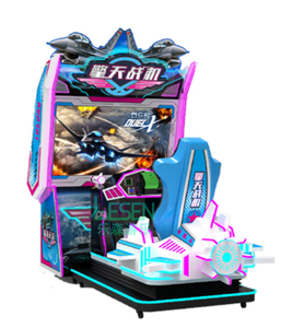 Máquina de Juegos de Arcade para Zonas de Diversión, Operada con Monedas, Simulador Dinámico de Vuelo de Avión y Conducción - Product Image 1