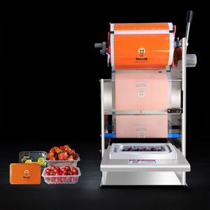 Electric <b>Heat</b> <b>Tray</b> Sealing Machine Tabletop <b>Food</b> Package Machine Easy Operation Fully Automatic <b>Tray</b> Sealing Machine - Product Image 1
