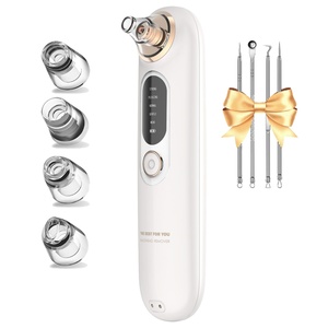 Removedor de Puntos Negros USB Portátil con 4 Cabezales de Succión, Limpiador Facial Electrónico de Poros, Aspirador de Puntos Negros y Blancos, Herramienta para el Cuidado de la Piel y el Acné - Product Image 1