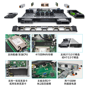 Estación de Trabajo en Formato Blade R3930, USB Tipo-C, Servidor en Rack 1U, Sin Procesador, Servidor Blade R3930 - Product Image 3