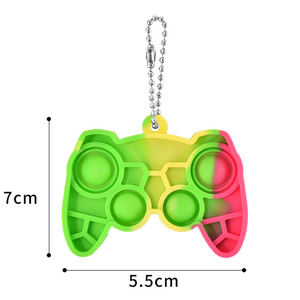 Tendencia 2024 productos Mini Pop Fidget juguete llavero colgante antiestrés alivio ansiedad burbuja Squeeze juguetes para niños - Product Image 5