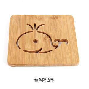 Sous-verres en bois ronds en forme d'animaux, sets de table en bois massif pour tasses à café, tasses à thé, assiettes, utilisation domestique et en cuisine - Product Image 5