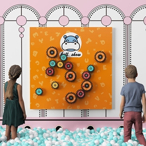 Circuit de billes interactif mural / Jouet éducatif mural STEM - Product Image 3
