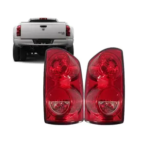 Araba kuyruk işık için 2007-2008 Dodge RAM kırmızı arka lambaları arka fren lamba donanımı kuyruk lambası değiştirme