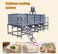 Machine automatique de trempage du soja, réservoir de trempage des haricots, équipement de production de lait de soja, ligne de production de tofu