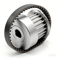 Pulley Timing Bersertifikasi ISO HTD 8M 40T |   Roda Sinkron Aluminium OD 101.86mm Pitch 8mm |   Mesin CNC Presisi Tinggi, RoHS
