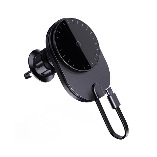 New Arrival 2 in 1 360°Adjustable Magnetic 15W Wireless Charging Holder Car Charger Mount for Office for iphone 17 15 Pro Max