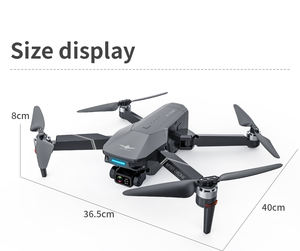 Xuhorse — Drone <span class=keywords><strong>KF101</strong></span> <span class=keywords><strong>MAX</strong></span> à cardan 3 axes, Drone, GPS, 4K, flux optique, double caméra, transmission 5G, EIS RC quadcoper, Distance de 3KM - Product Image 3