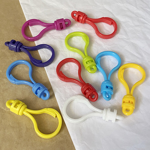 Colorful Rotatable Lobster Clasps For Diy Jewelry Keychain Accessories <b>Plastic</b> <b>Hooks</b> Beading Supplies - Product Image 1