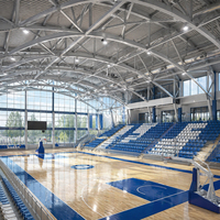 Offre Spéciale – Arène Sportive Moderne à Grande Portée en Acier, Structure Préfabriquée pour Stade et Site Sportif