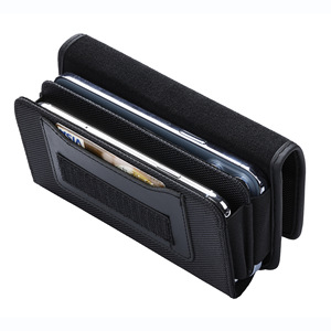 Étui <span class=keywords><strong>à</strong></span> double poche pour <span class=keywords><strong>téléphone</strong></span> portable Étui en nylon pour deux téléphones Xiaomi pour Moto pour Samsung pour iPhone - Product Image 4