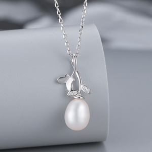 Nuevo juego de perlas de plata S925, elegante y exquisito juego de joyas DIY de mariposa para mujer, venta al por mayor del fabricante - Product Image 2