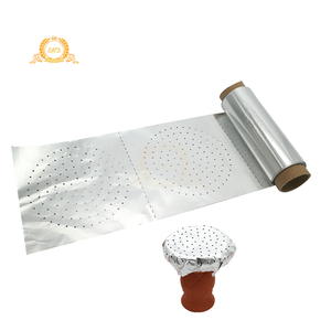 छेद तंबाकू बाउल सहायक उपकरण के साथ शीशा हुक्का एल्यूमीनियम पन्नी रोल - Product Image 1