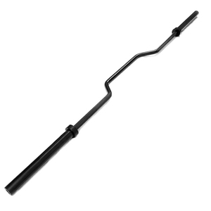 220cm 86" 7ft 2 Inch Hard Chrome Black Zinc Olymp Gym Fitness Cambered <strong>Bench</strong> Press <strong>Bar</strong> for <strong>Bench</strong> Press Squat Rowing - Product Image 3