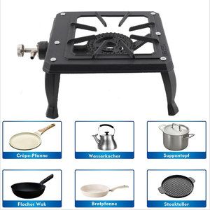 Cocina de Gas Portátil de Hierro Fundido con un Solo Quemador y Calentamiento Rápido para Uso en RV, Hogar, Comercial y al Aire Libre - Product Image 4