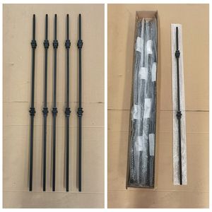 Barandillas <span class=keywords><strong>de</strong></span> Hierro Forjado Elegantes <span class=keywords><strong>de</strong></span> 1/2'*44' con Doble Collar Hueco para Escaleras <span class=keywords><strong>de</strong></span> Vestíbulo <span class=keywords><strong>de</strong></span> Hotel - Product Image 3