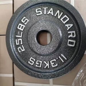 Grosir piring angkat besi kebugaran piring besi <span class=keywords><strong>Gym</strong></span> angkat besi cor piring berat - Product Image 6