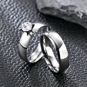 Модные и элегантные парные кольца с позолотой 18 карат. Модные украшения для вечеринок, свадеб и фестивалей. - Product Image 4