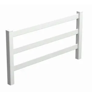 Pvc recinzione ranch vinile di stile fence post e rotaie