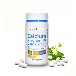 Viên uống Canxi Magie Kẽm <span class=keywords><strong>Vitamin</strong></span> D3 hấp thụ cao OEM - Bổ sung collagen tăng cường sức khỏe xương cho người lớn - Product Image 1