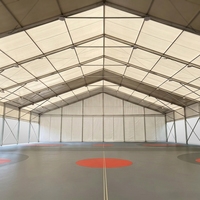 Tente de gymnase modulaire en aluminium pour terrain de sport polyvalent et entraînement de jeux de ballon