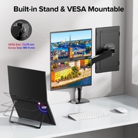 Triple Monitor 100Hz Dual Monitor portátil Extensor de pantalla de portátil 1080P HDR 360 Soporte de monitor triple apilado plegable