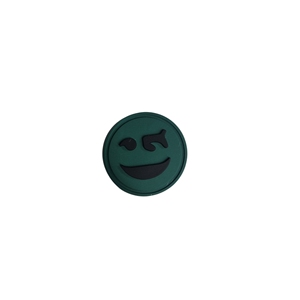 Patch en caoutchouc souple PVC personnalisé avec emoji, 30 mm, à coudre sur vêtements, chapeaux, chaussures - Product Image 5