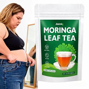 Thé Herbal <span class=keywords><strong>Bio</strong></span> Minceur aux Feuilles de <span class=keywords><strong>Moringa</strong></span> Fraîches Marque Blanche pour Ventre Plat – Sachets de Thé Détox - Product Image 1