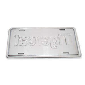 Placa de Matrícula de Metal Negra Personalizada para Automóvil, Sublimación de Aluminio con Impresión UV, Placa de Matrícula en Blanco para Impresión por Calor - Product Image 1