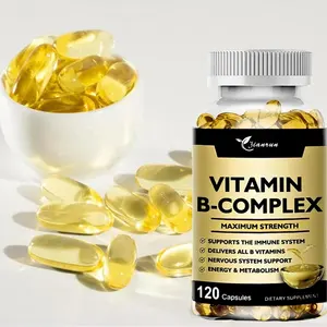 OEM Vitamin B Complex CoQ10 Vitamin C Supplement 120 Vitamin B Softgels GEL Capsules