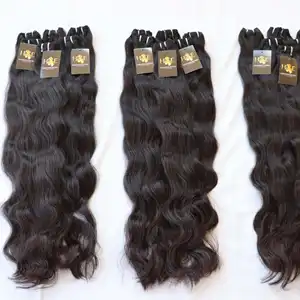 Vendedores de cabello virgen Camboyano de visón, venta al por mayor, paquetes de tejido de cabello alineado con cutícula, cabello humano camboyano crudo indio sin procesar - Product Image 1