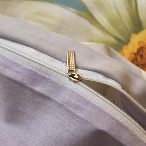 Juego de sábanas de algodón 100% de lujo, Floral sábana de algodón con estampado, juego de funda nórdica para dormitorio <span class=keywords><strong>infantil</strong></span> - Product Image 3