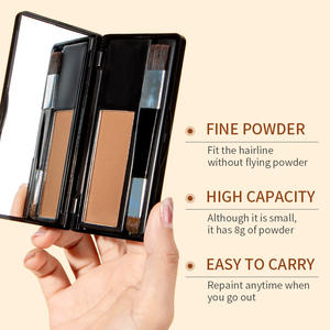 Poudre de camouflage pour racines de cheveux, longue durée, pour cheveux clairsemés, pour masquer les cheveux gris, pour retoucher la ligne des cheveux, marque privée - Product Image 6